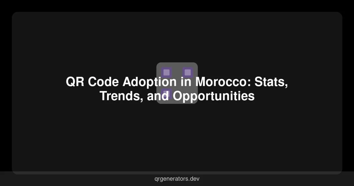 QR Code Adoption in Morocco: Stats, Trends, and Opportunities