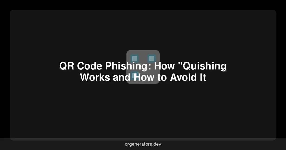 QR Code Phishing: How "Quishing" Works and How to Avoid It